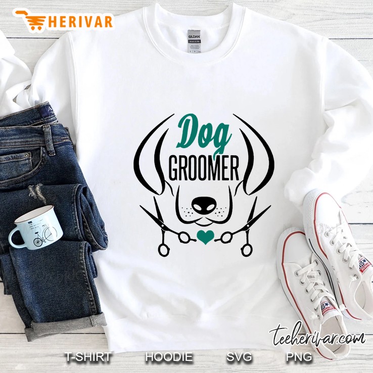 Cute Dog Groomer Dog Grooming Sweatshirt