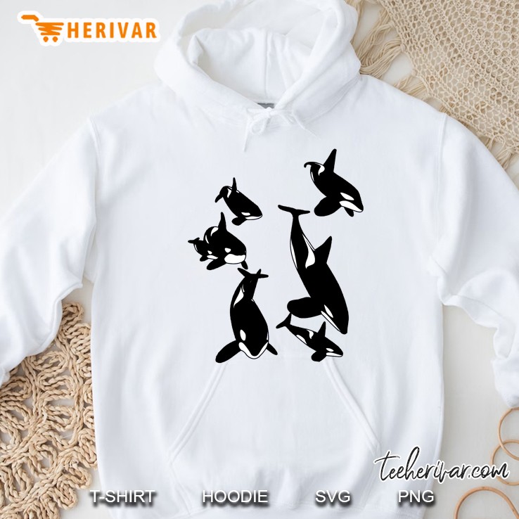 Killer Whales Giant Dolphin In Ocean Hoodie