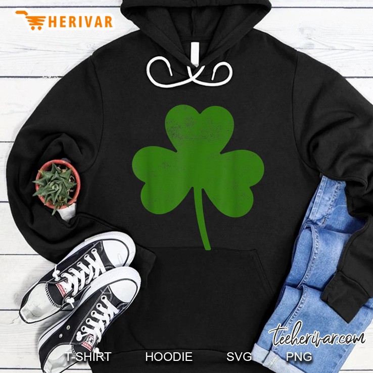 Green Shamrock St Patricks Day Hoodie