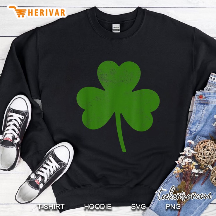 Green Shamrock St Patricks Day Sweatshirt