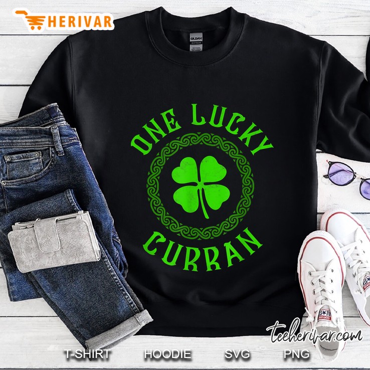 One Lucky Curran Four Leaf Clover Version Sweatshirt