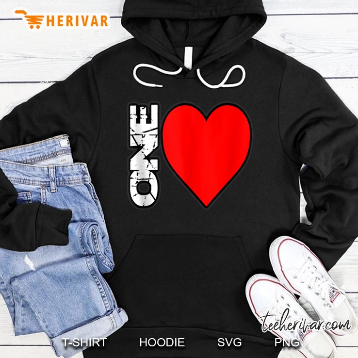 One Love HeartVersion Hoodie