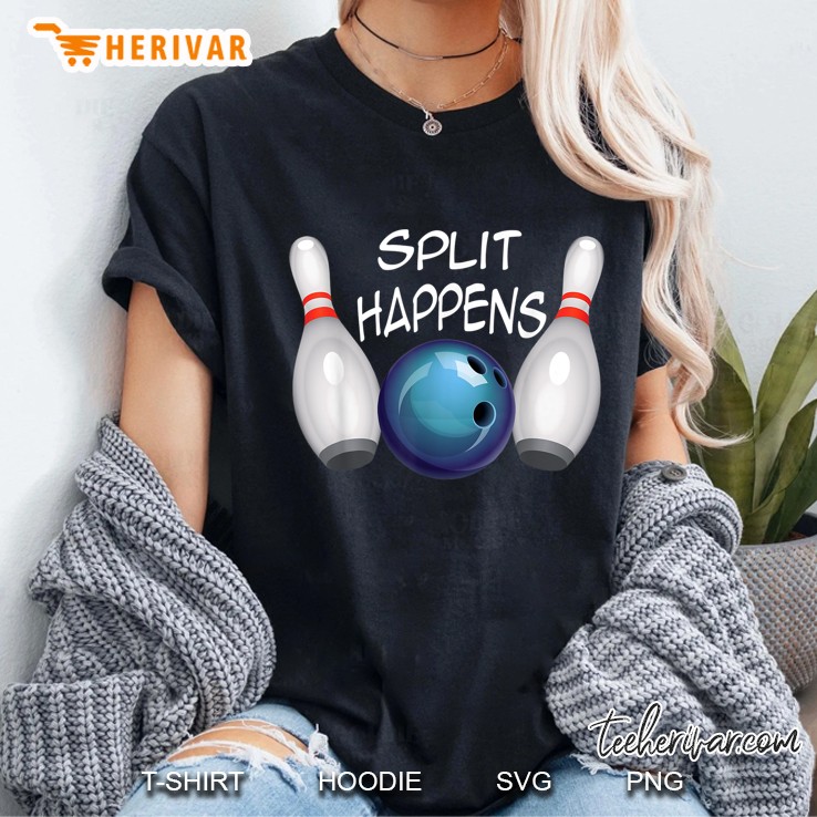 Split Happens Bowling Lover Version2 Ladies Tee
