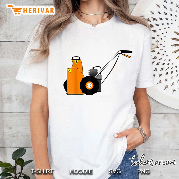 Snow Blower Winter Weather Blizzard Ladies Tee
