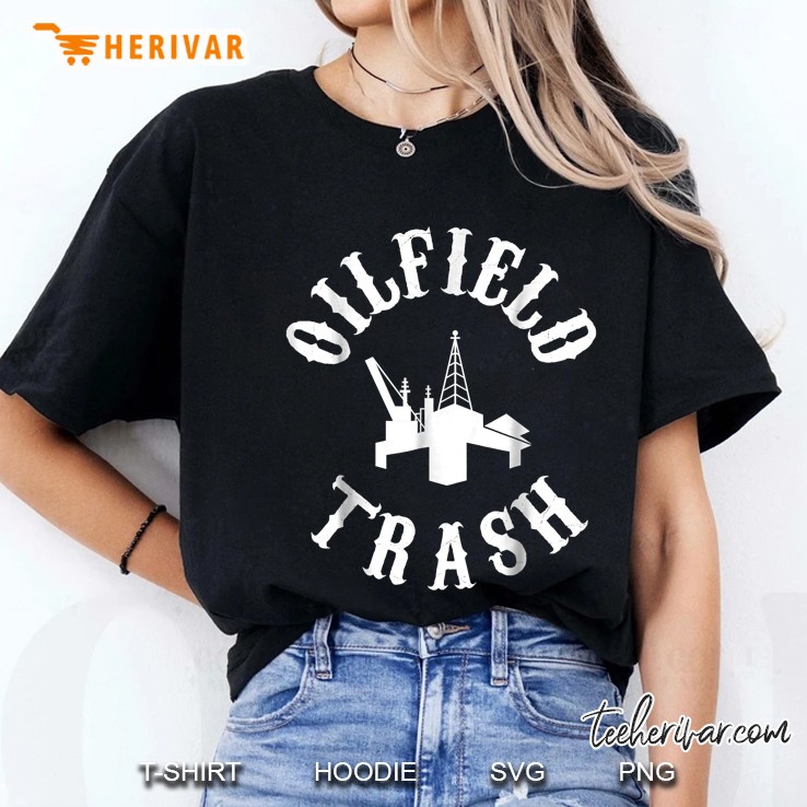 Oilfield Trash Oil Rig Version Ladies Tee