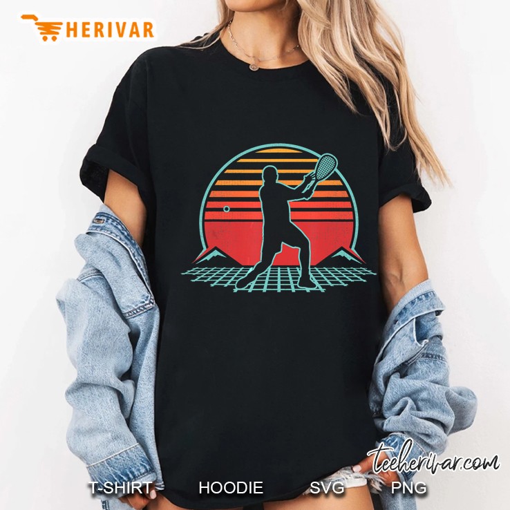 Squash Retro Vintage Player Ladies Tee