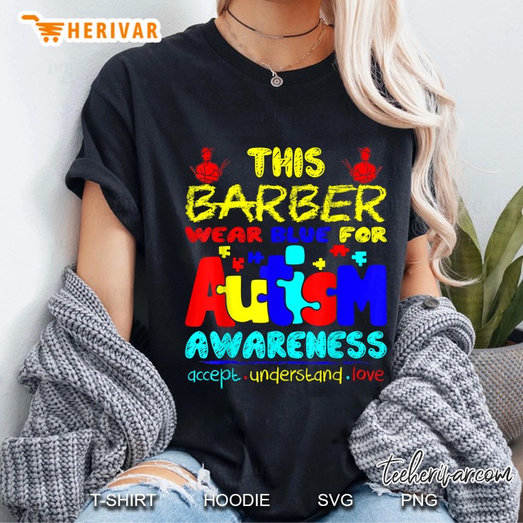 Barber Wear Blue Ladies Tee