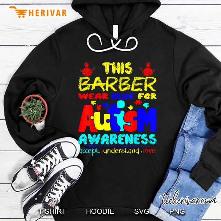 Barber Wear Blue Hoodie