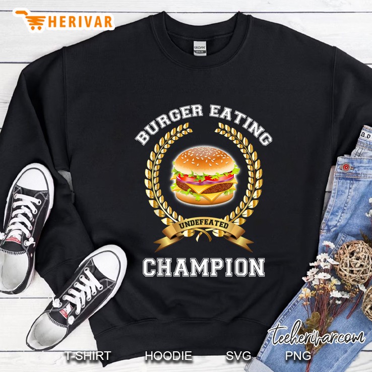 Burger Eating Contes Cheeseburger Sweatshirt