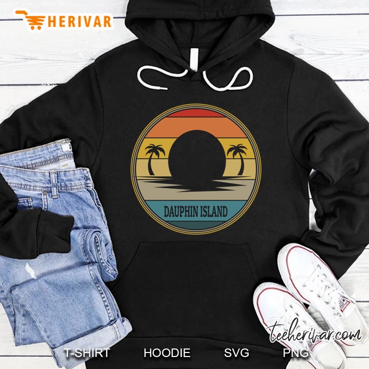 Dauphin Island Sunset Vintage Version Hoodie