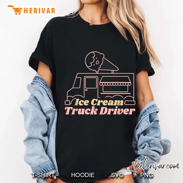 Ice Cream Truck Driver Ladies Tee