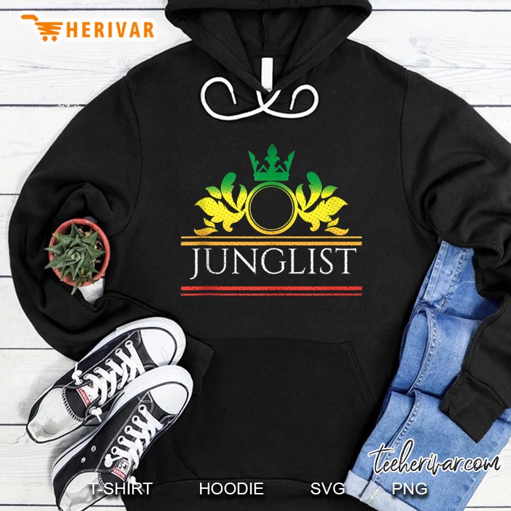 Junglist Massive Drum And Bass Raving Dnb Hoodie