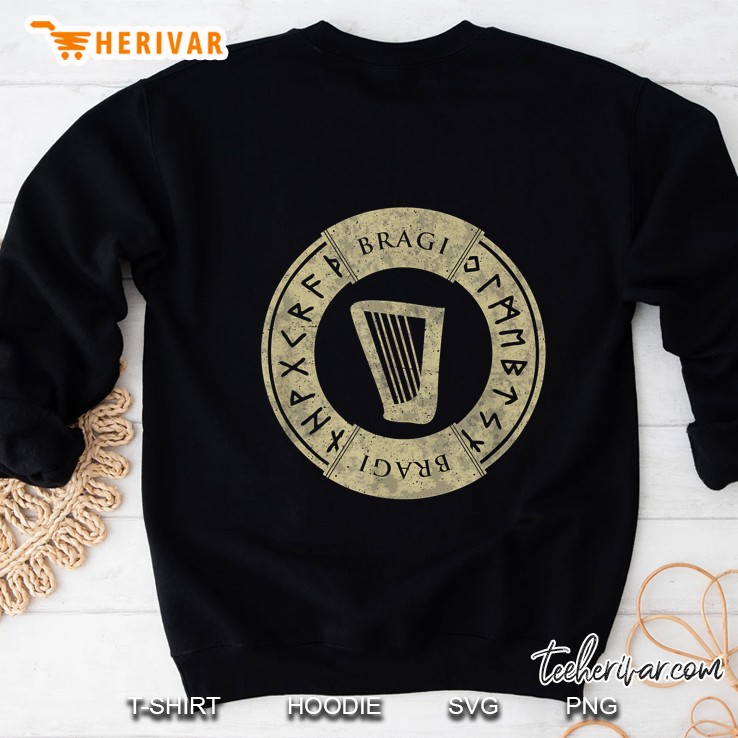 Bragi Viking Mythology Lore Symbol Sweatshirt