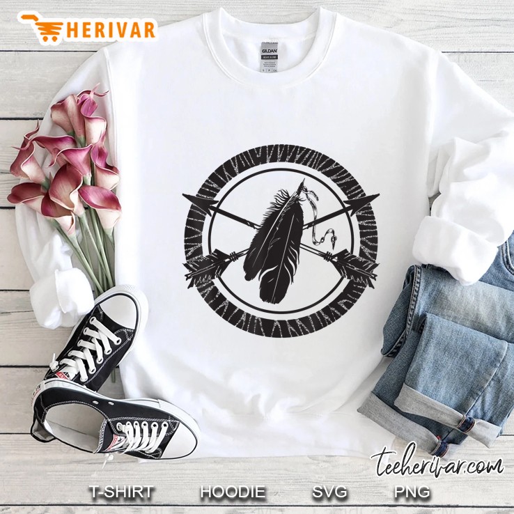 Native American Indian S. Cross Arrows Sweatshirt
