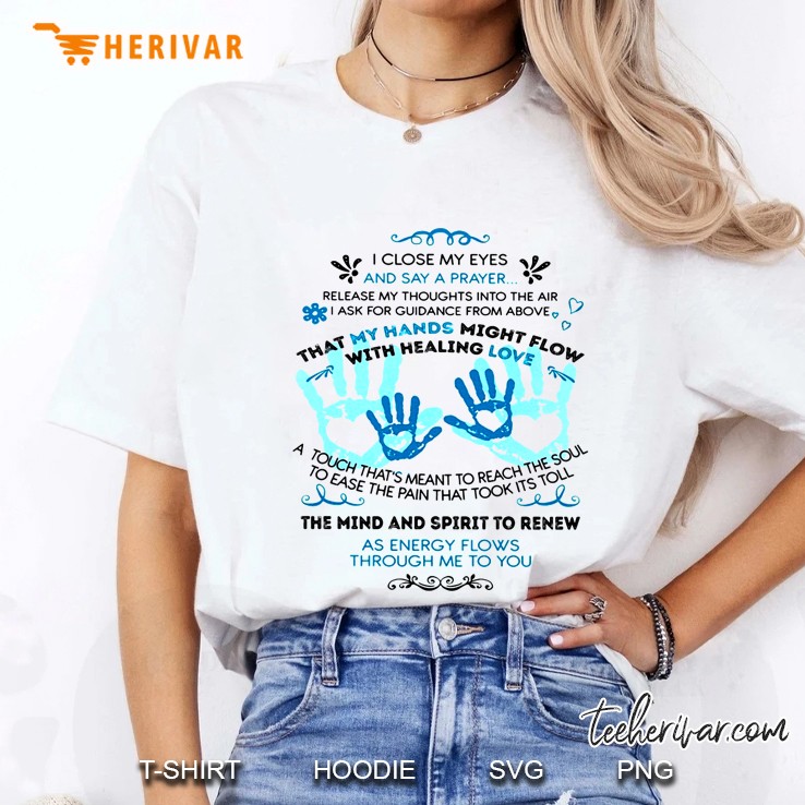 I Close My Eyes And Say A Prayer Release My Thoughts Into The Air Ladies Tee