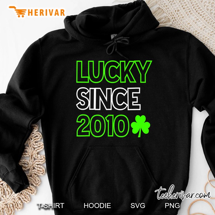 Lucky Since 2010 Shamrock Version Hoodie