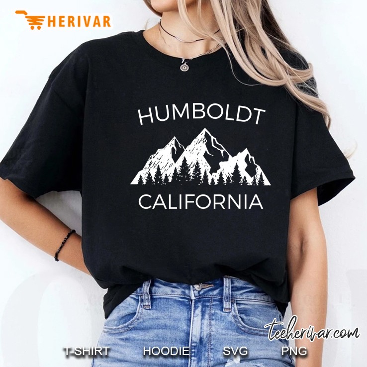 Humboldt California Mountain Version Ladies Tee