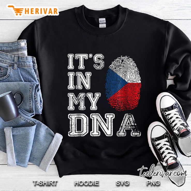 It Is In My Dna Czech Republic Flag Sweatshirt