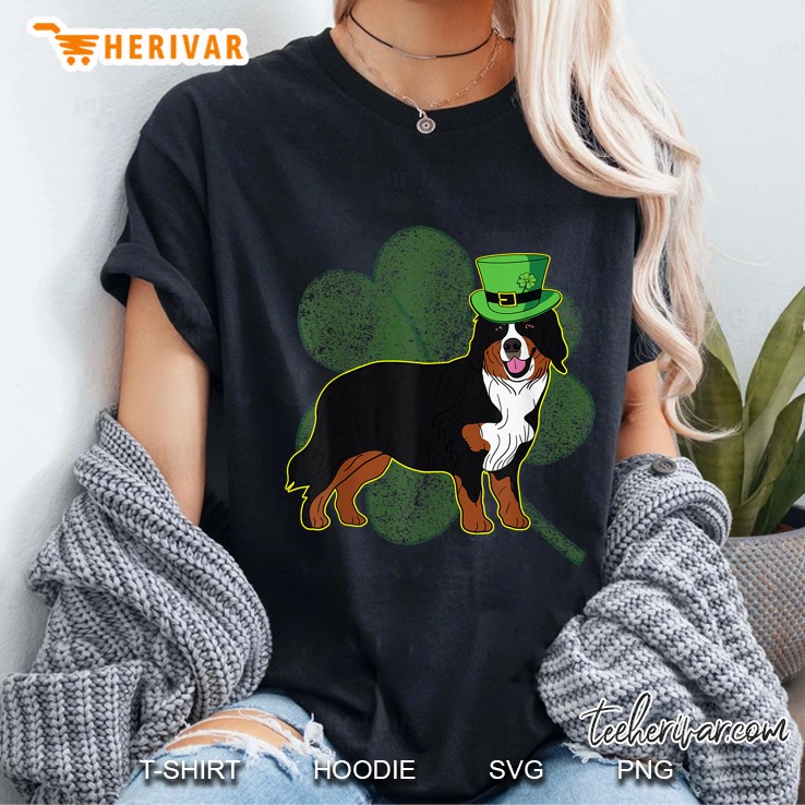 Bernese Mountain St Paddy Day Ladies Tee
