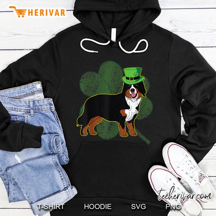 Bernese Mountain St Paddy Day Hoodie