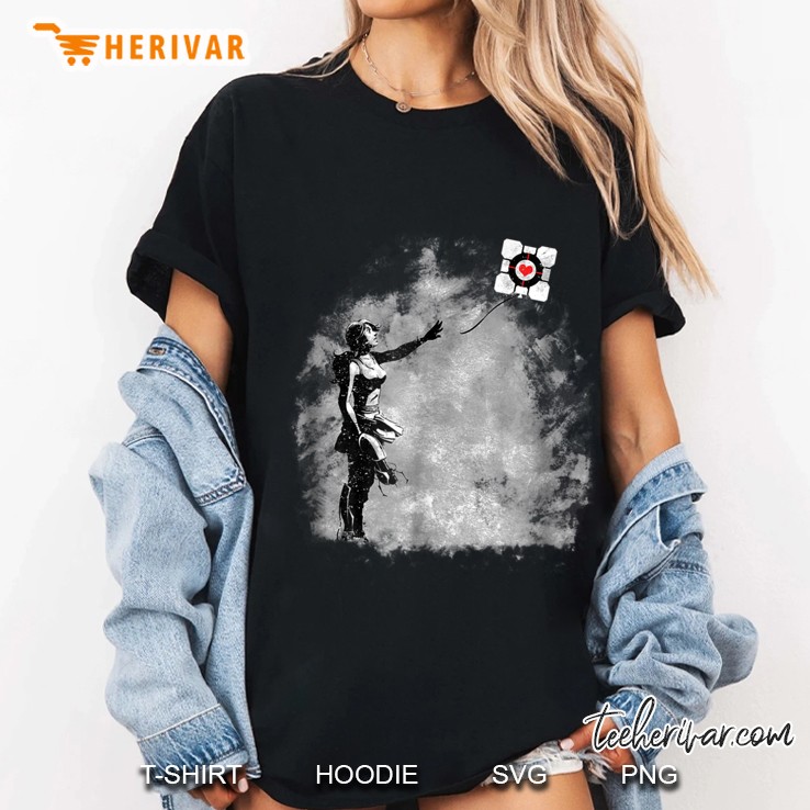 Chell Portal 2 Portal Balloon Ladies Tee