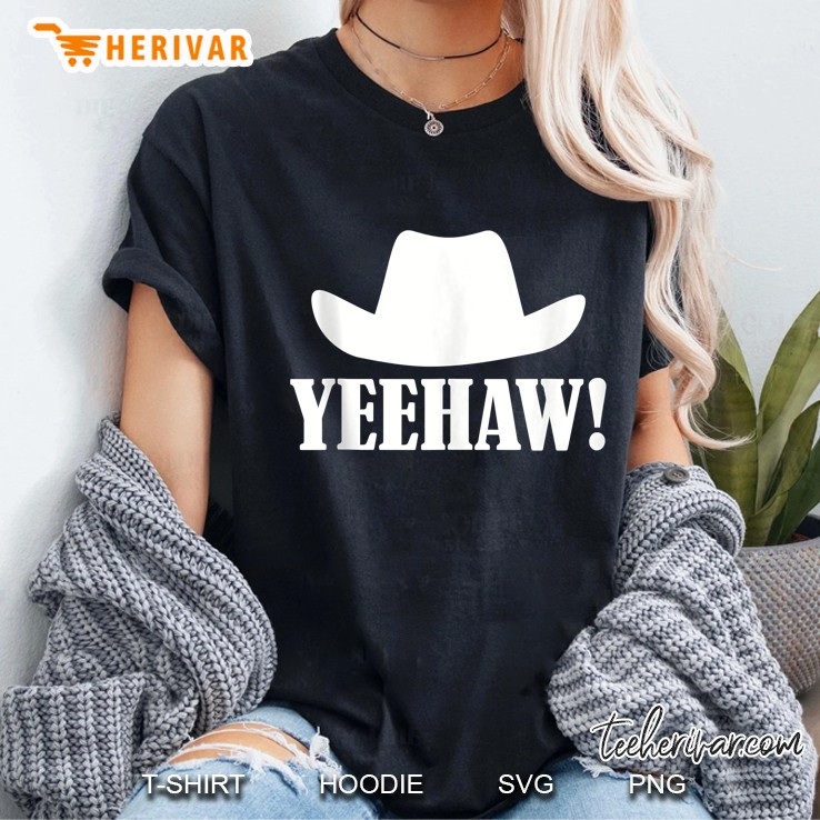 Cowboy Hat Yeehaw Ladies Tee
