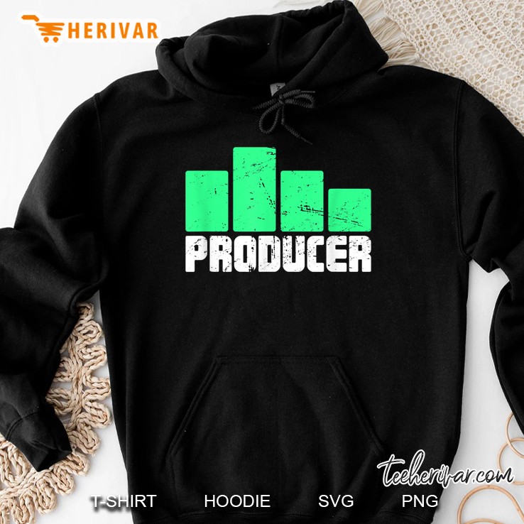 Equalizer Bars Music Producer Hoodie