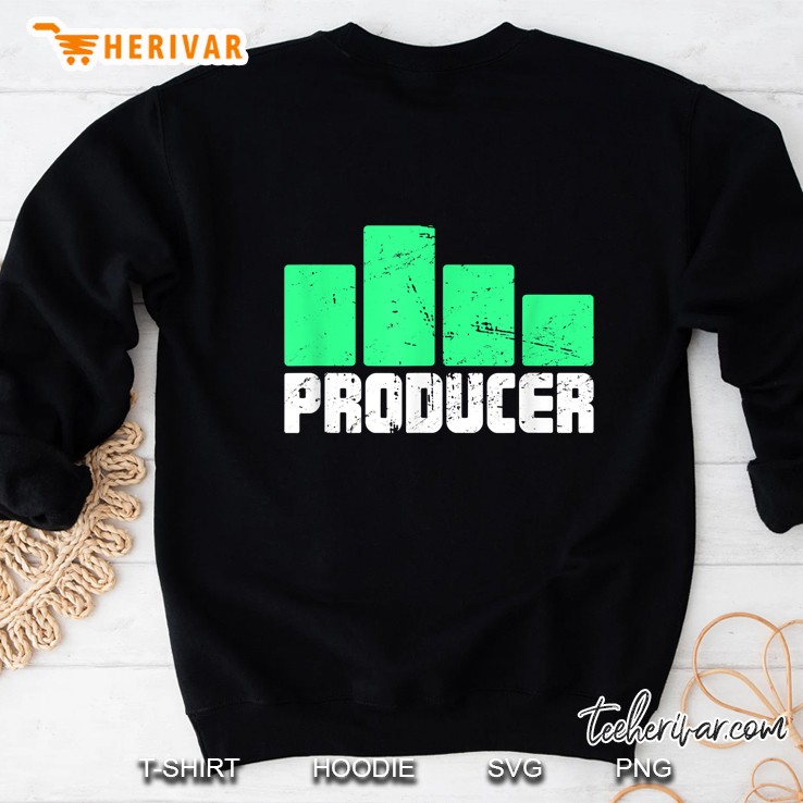 Equalizer Bars Music Producer Sweatshirt
