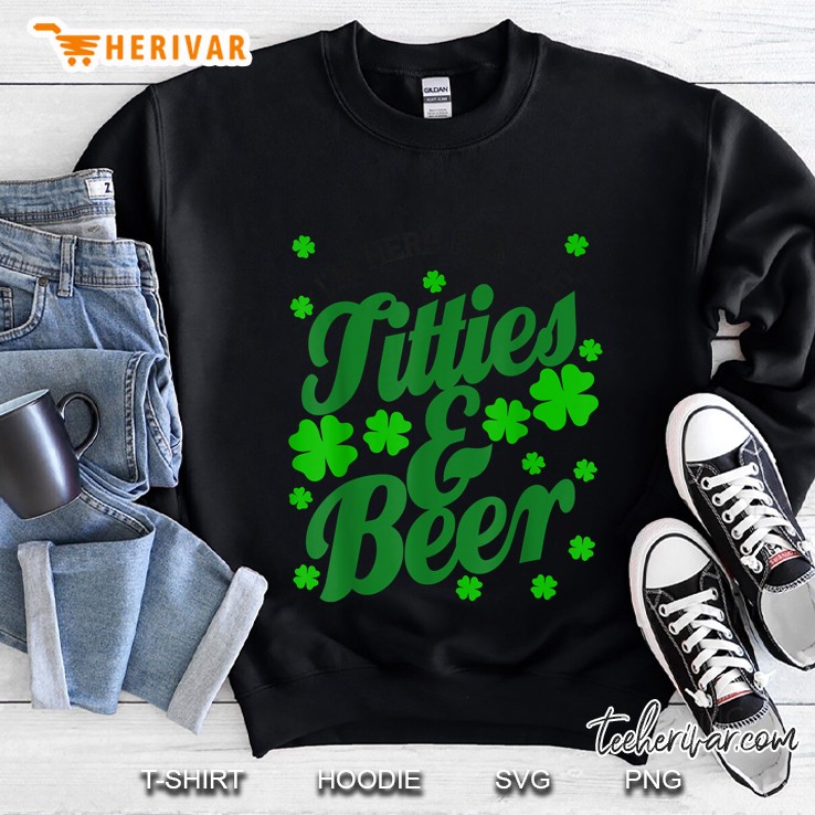 Titties & Beer Four Leaf Clover Version Sweatshirt