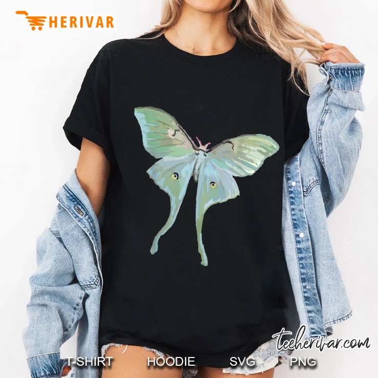 Moon Luna Moth Ladies Tee