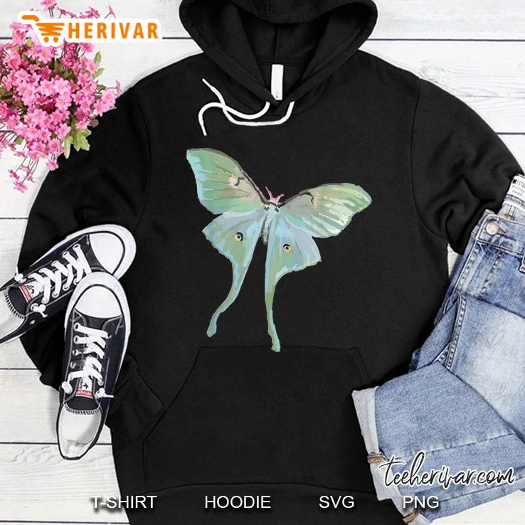 Moon Luna Moth Hoodie