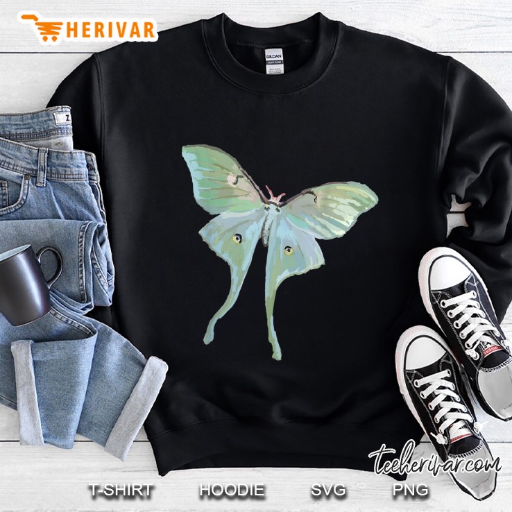 Moon Luna Moth Sweatshirt