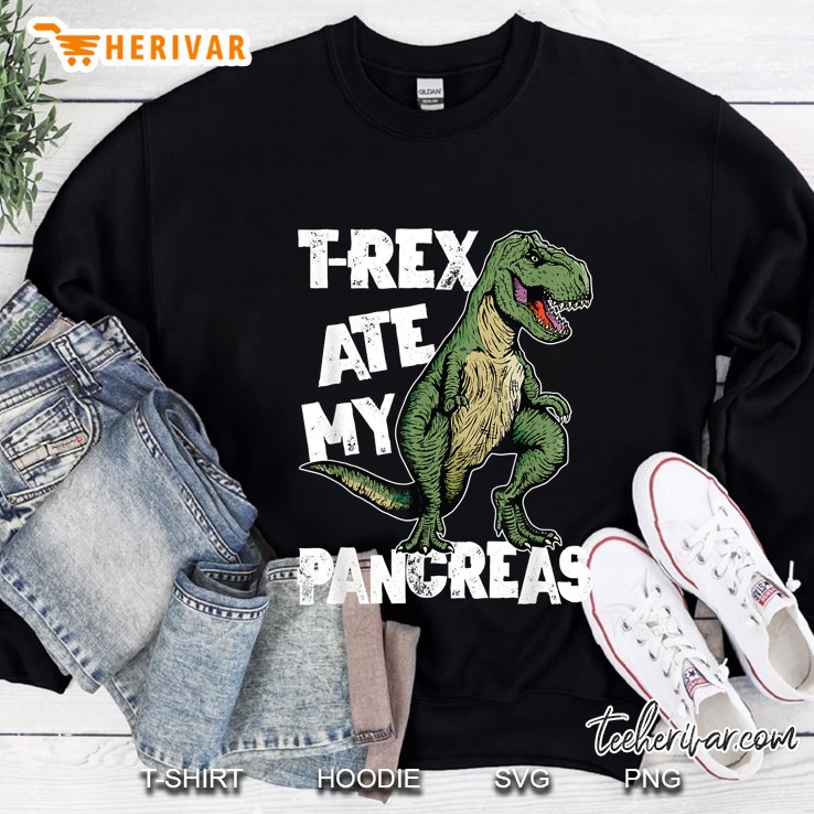 T-Rex Ate My Pancreas Version2 Sweatshirt