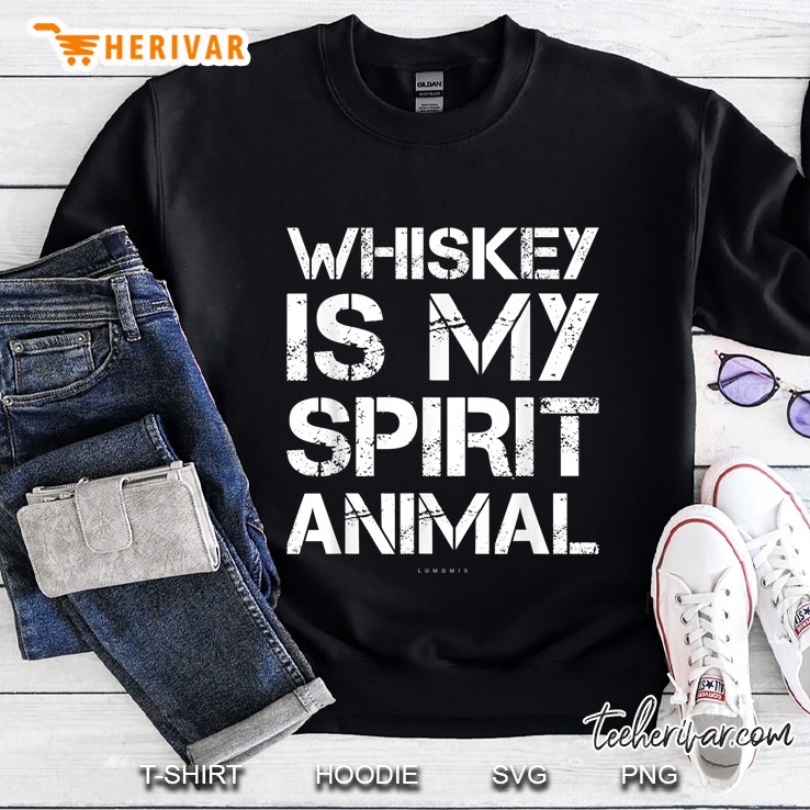 Whiskey Is My Spirit Animal Version2 Sweatshirt