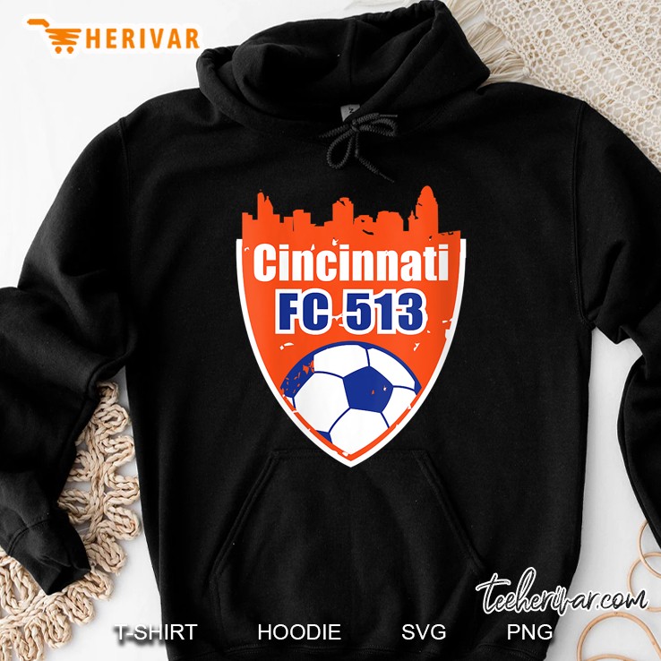 Cincinnati Soccer Fc 513 Hoodie