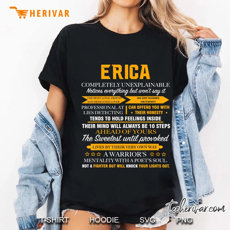 Erica Completely Unexplainable Notices Everything But Won