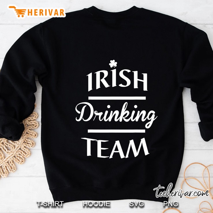Irish Drinking Team Shamrock Silhouette Version Sweatshirt