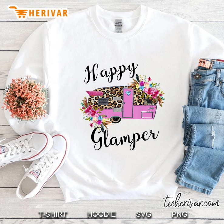Happy Glamper Leopard White Version Sweatshirt