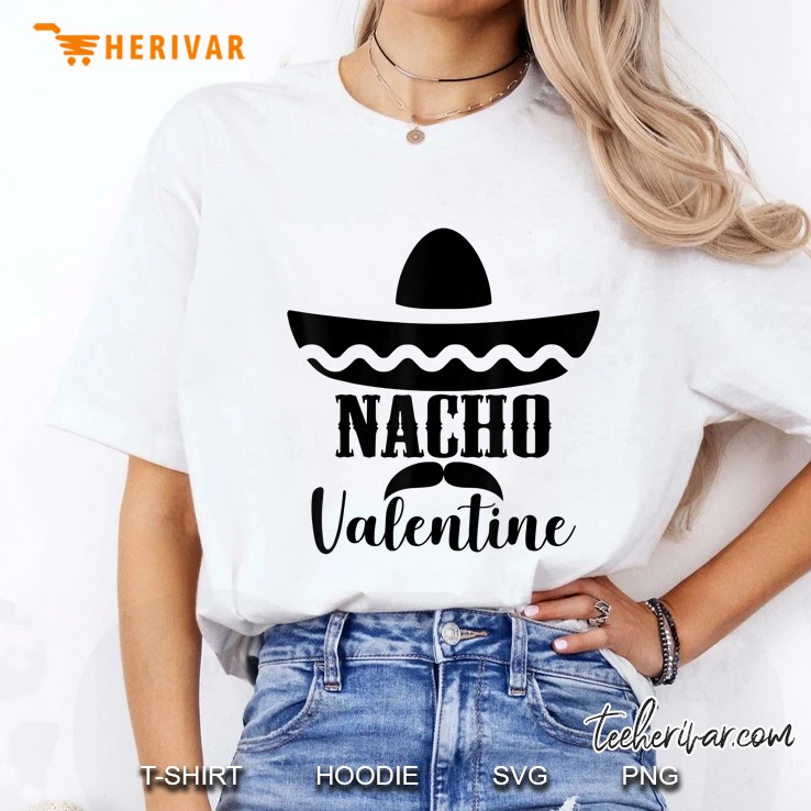 Valentines Day Nacho Love White Version Ladies Tee