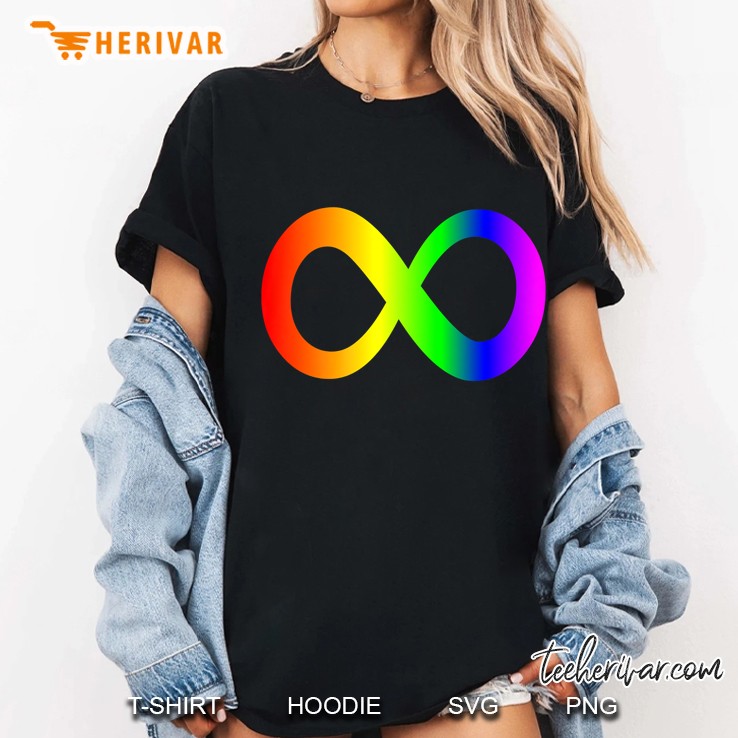 Autism Infinity Symbol Spectrum Ladies Tee