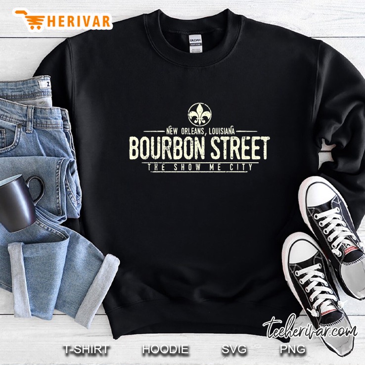 Bourbon Street New Orleans Louisiana Sweatshirt