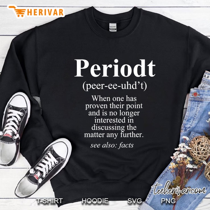 Periodt Peer-Ee-Uhd