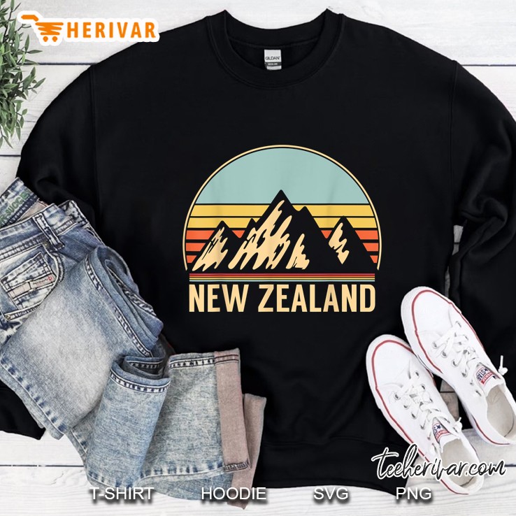 New Zealand Mountains Vintage Version Sweatshirt