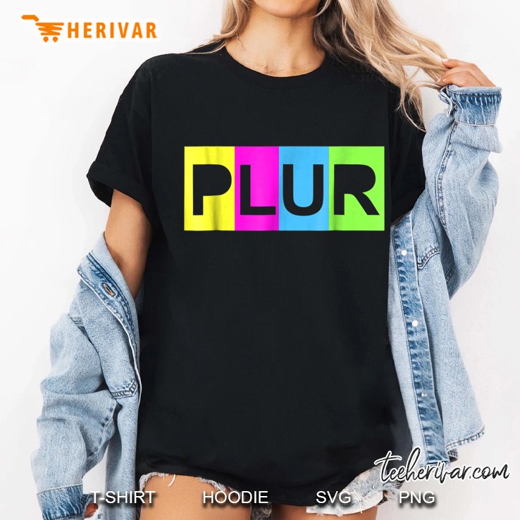 Plur Peace Love Unity Respect Ladies Tee