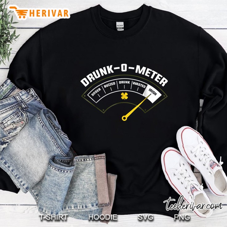 St. Patricks Day Irish Drunk-O-Meter Sweatshirt