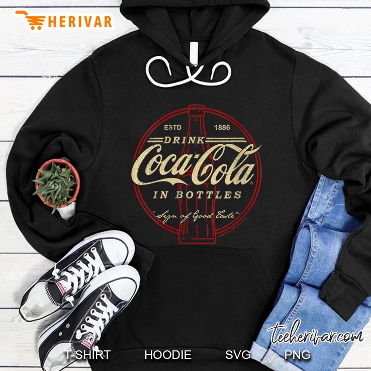 Coca-Cola Drink In Bottles Vintage Logo Hoodie