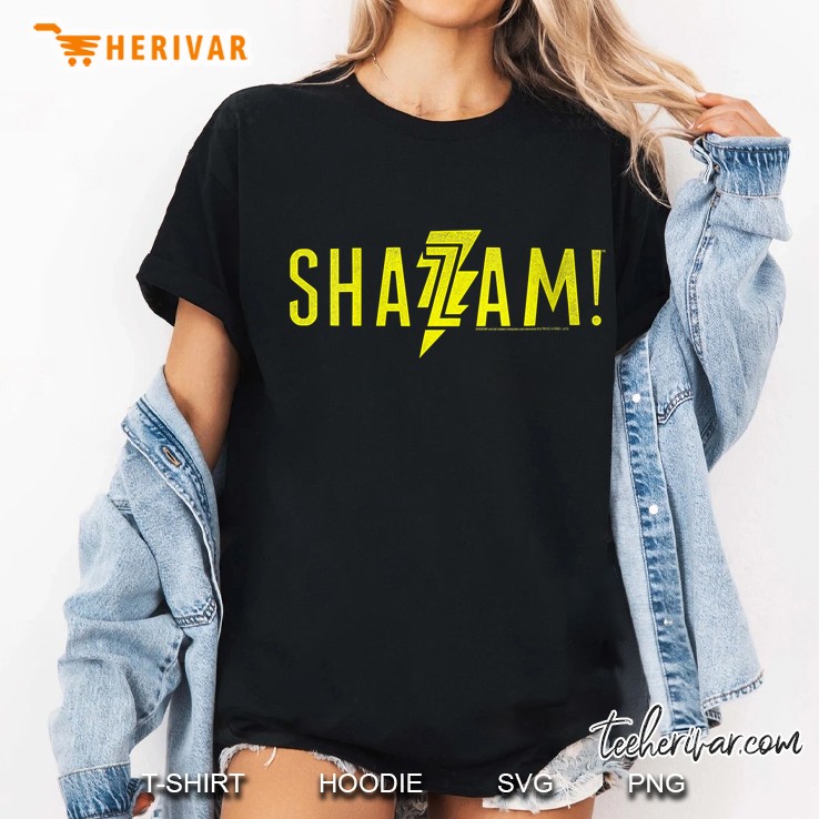 Shazam Movie Simple Logo Ladies Tee
