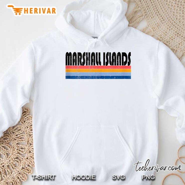 Vintage 70s 80s Style Marshall Islands Hoodie