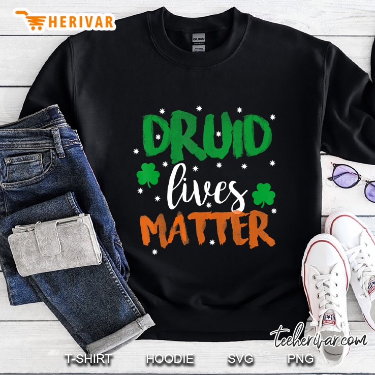 Druid Lives Matter Shamrock Version Sweatshirt