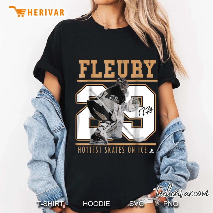 Fleury 29 Hottest Skates On Ice Ladies Tee